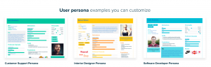 Template Persona marketing Xtensio