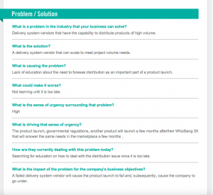 Template de questions personas Up Close and Persona